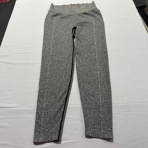 PINK Active Victorias Secret Gray Space Dye Seamless High Rise Leggings Large